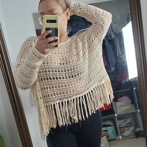 5/$25 Clearance VS Crochet Fringe Cover Up